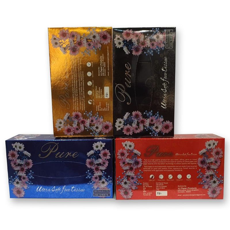Puree Tissue Face Tissue Box – Pure Tissues